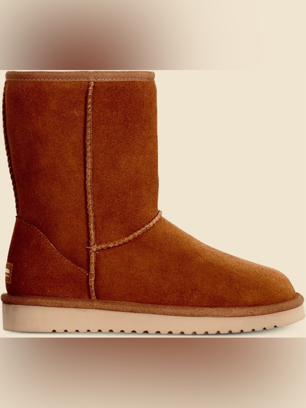 Koolaburra by UGG Koola Short Suede Boots Chestnut - Size 5